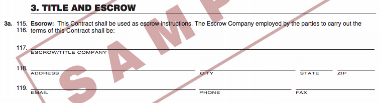 AAR Purchase Contract - Escrow